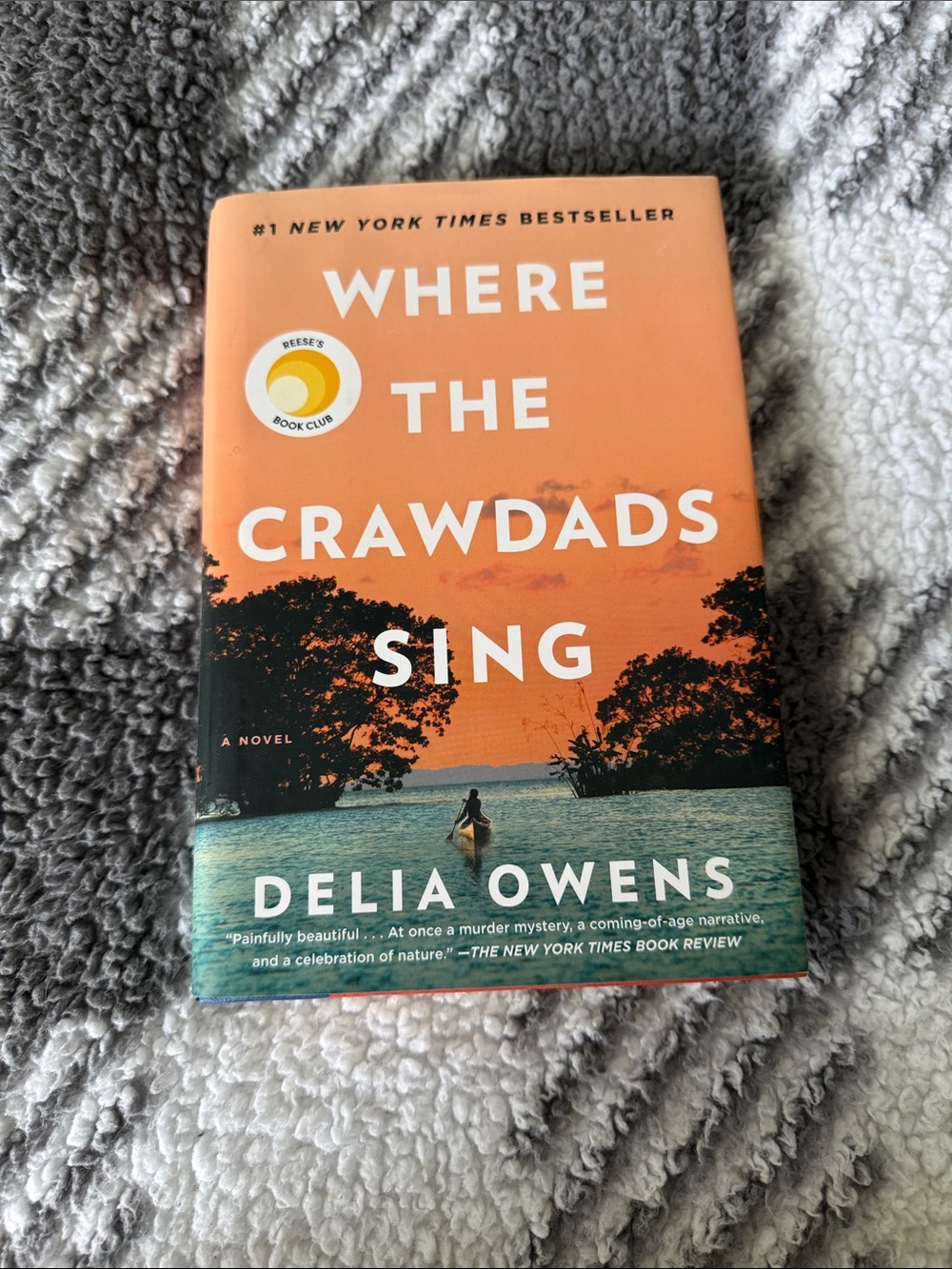 Where The Crawdads Sing hard cover by Delia Owens 📚